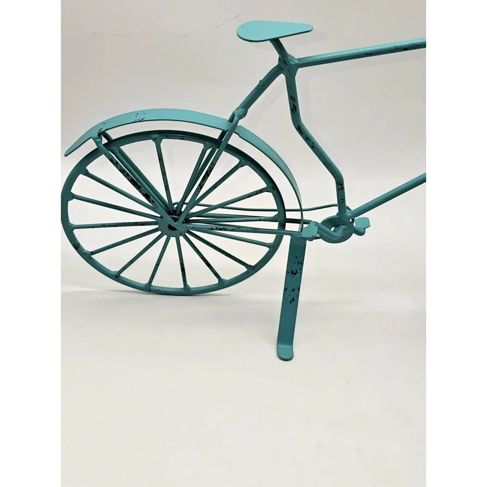 37 Rue Saint-Denis Clock. Bicycle Cobalt Blue. Cleaned, Tested, Working.